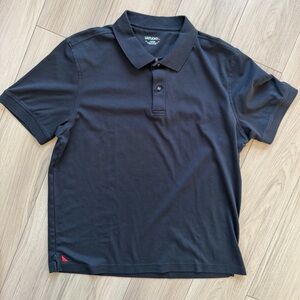 UNTUCKit Men's Black Polo Shirt Short Sleeve Large